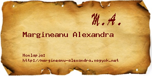 Margineanu Alexandra névjegykártya