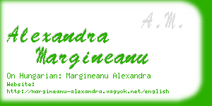 alexandra margineanu business card